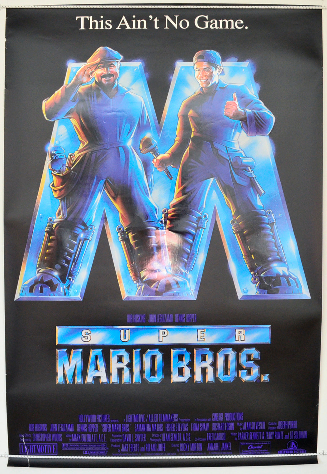 Super Mario Bros  Original One Sheet Poster - Film Poster - Movie Poster 