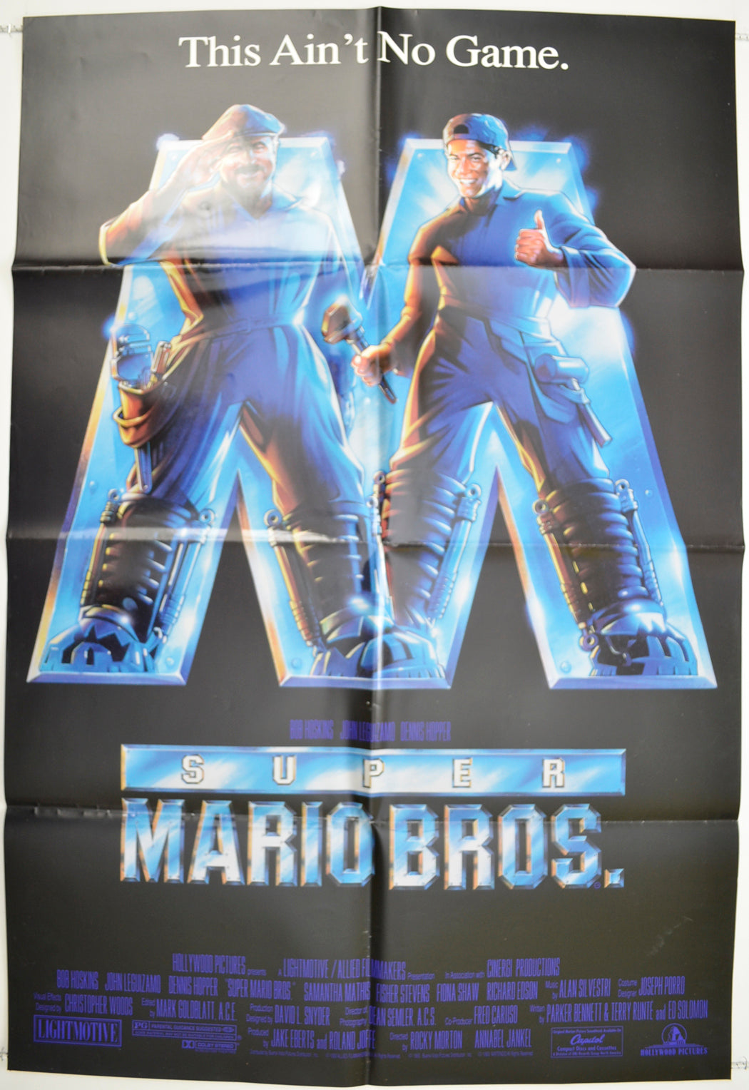 Super Mario Bros.  Original One Sheet Poster - Film Poster - Movie Poster 