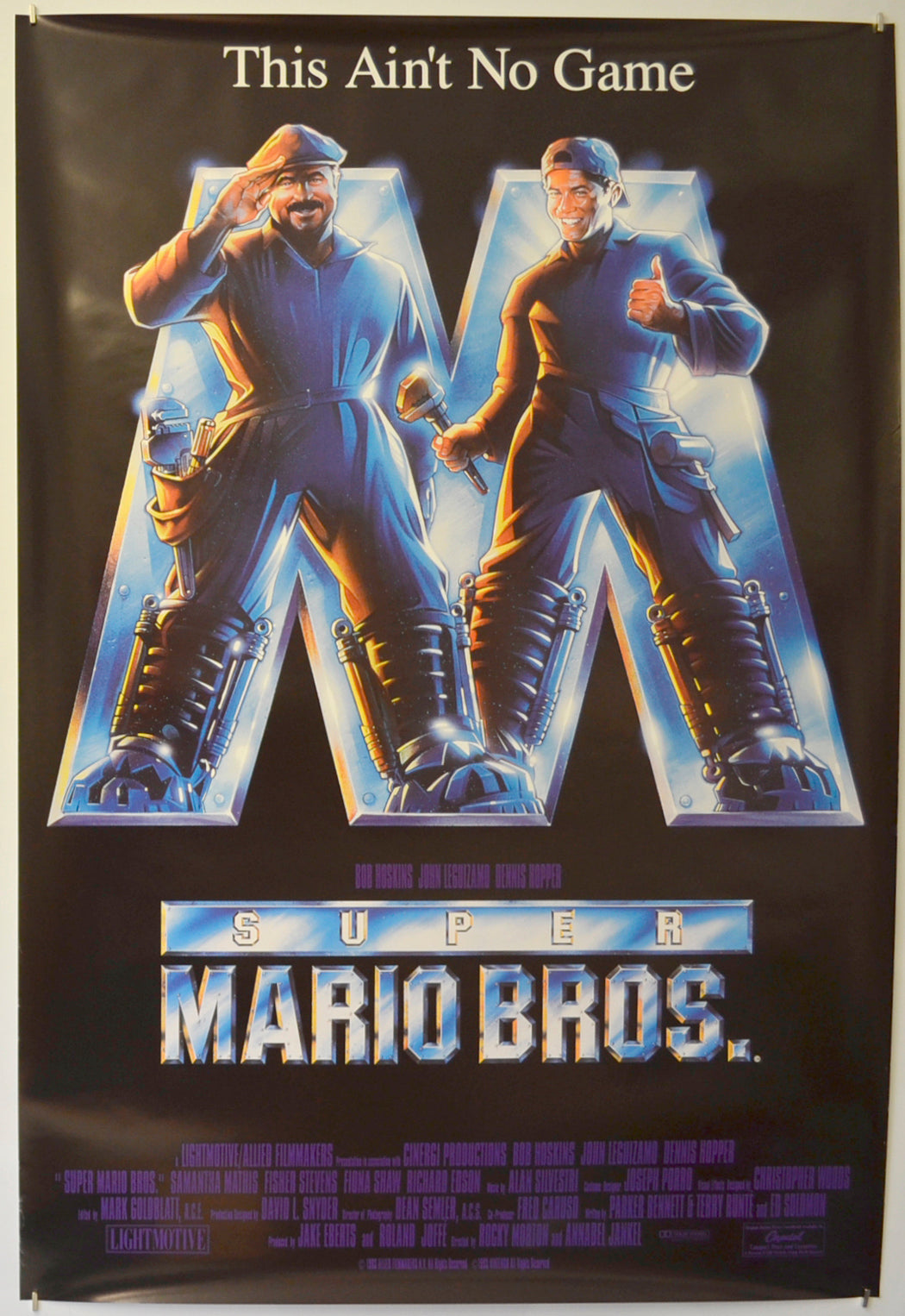 Super Mario Bros  Original One Sheet Poster - Film Poster - Movie Poster