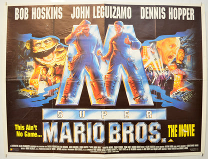 Super Mario Bros  Original Quad Poster - Film Poster - Movie Poster