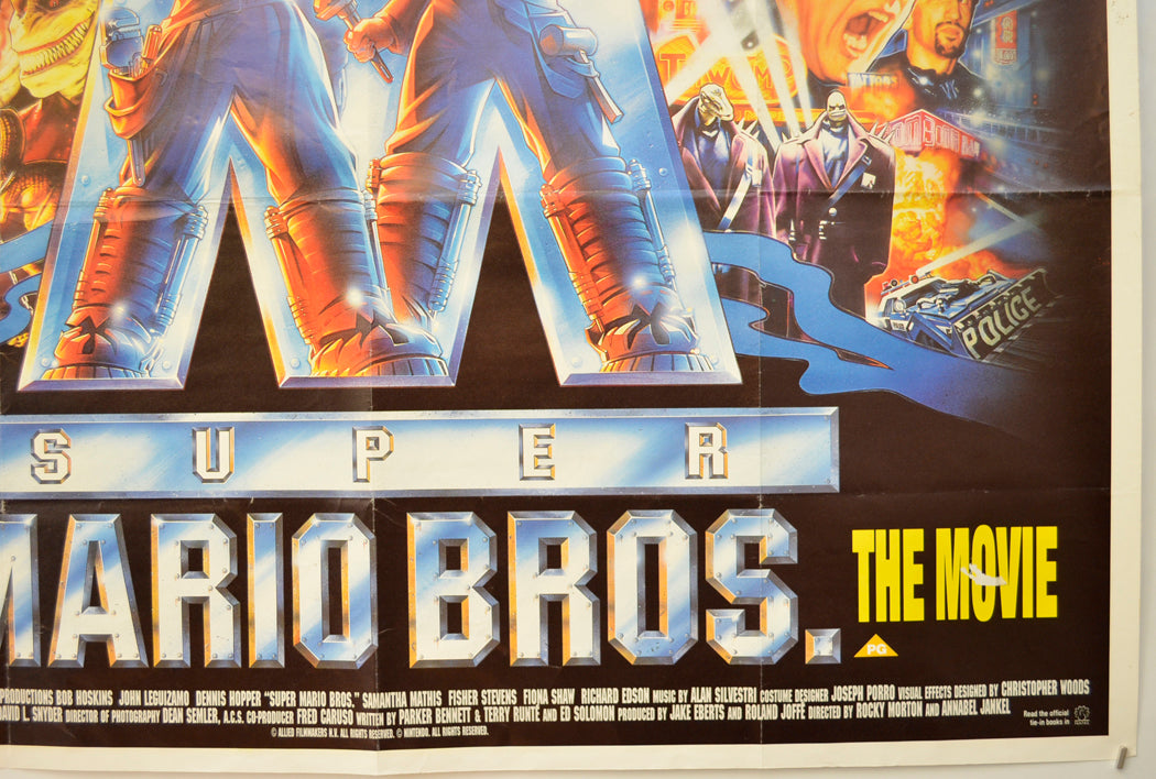 SUPER MARIO BROS (Bottom Right) Cinema Quad Movie Poster 