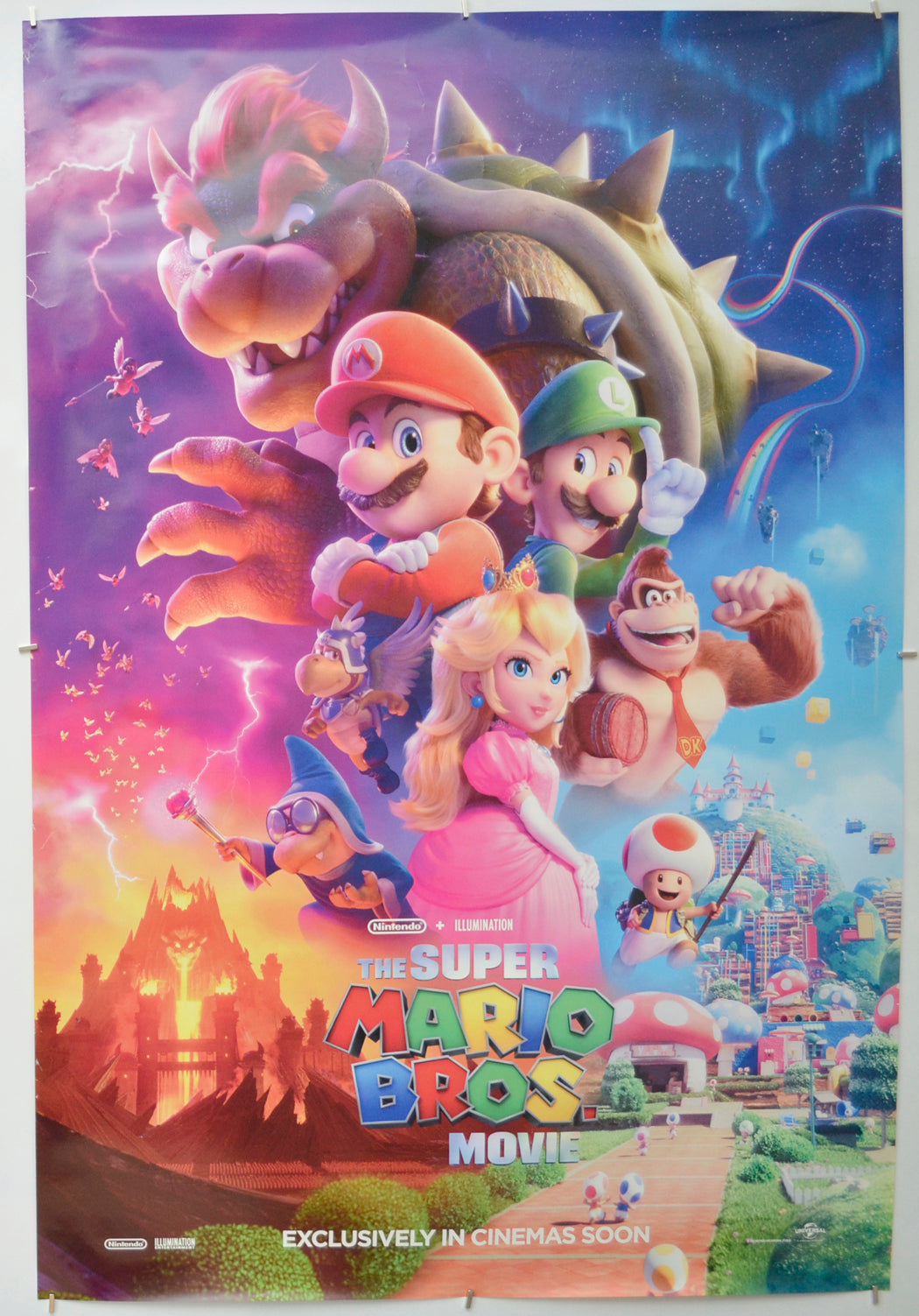 The Super Mario Bros. Movie Original One Sheet Poster - Film Poster - Movie Poster 