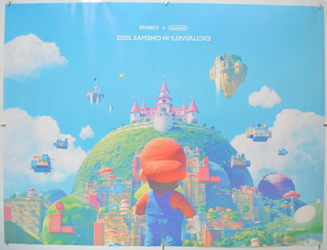 THE SUPER MARIO BROS. MOVIE (Back) Cinema Quad Movie Poster 