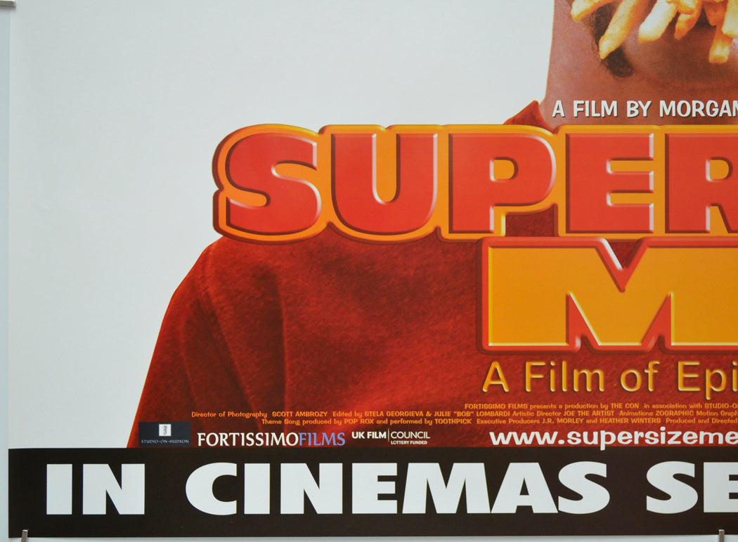 SUPER SIZE ME (Bottom Left) Cinema Quad Movie Poster 