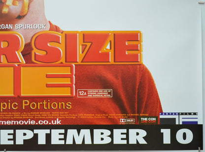 SUPER SIZE ME (Bottom Right) Cinema Quad Movie Poster 