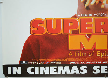 SUPER SIZE ME (Bottom Left) Cinema Quad Movie Poster 