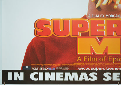 SUPER SIZE ME (Bottom Left) Cinema Quad Movie Poster 