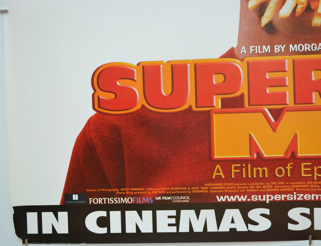 SUPER SIZE ME (Bottom Left) Cinema Quad Movie Poster 