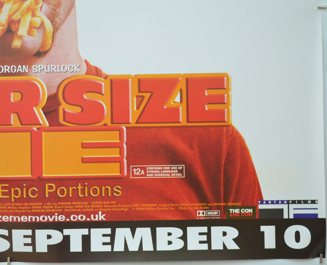 SUPER SIZE ME (Bottom Right) Cinema Quad Movie Poster 