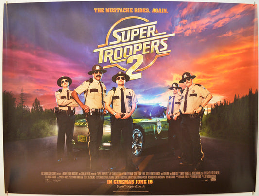 Super Troopers 2 Original Quad Poster - Film Poster - Movie Poster