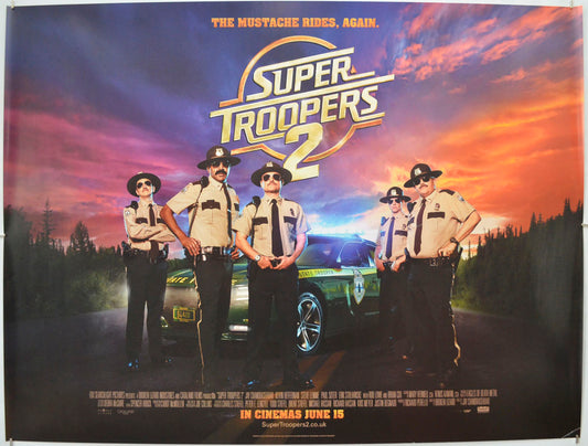 Super Troopers 2 Original Quad Poster - Film Poster - Movie Poster