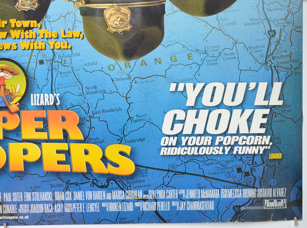 SUPER TROOPERS (Bottom Right) Cinema Quad Movie Poster 