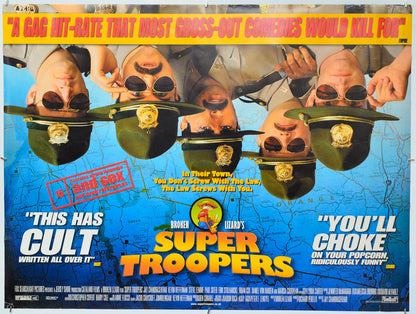 Super Troopers - Original Quad Poster - Film Poster - Movie Poster