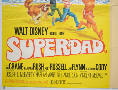 SUPERDAD / THAT DARN CAT (Bottom Left) Cinema Quad Movie Poster 