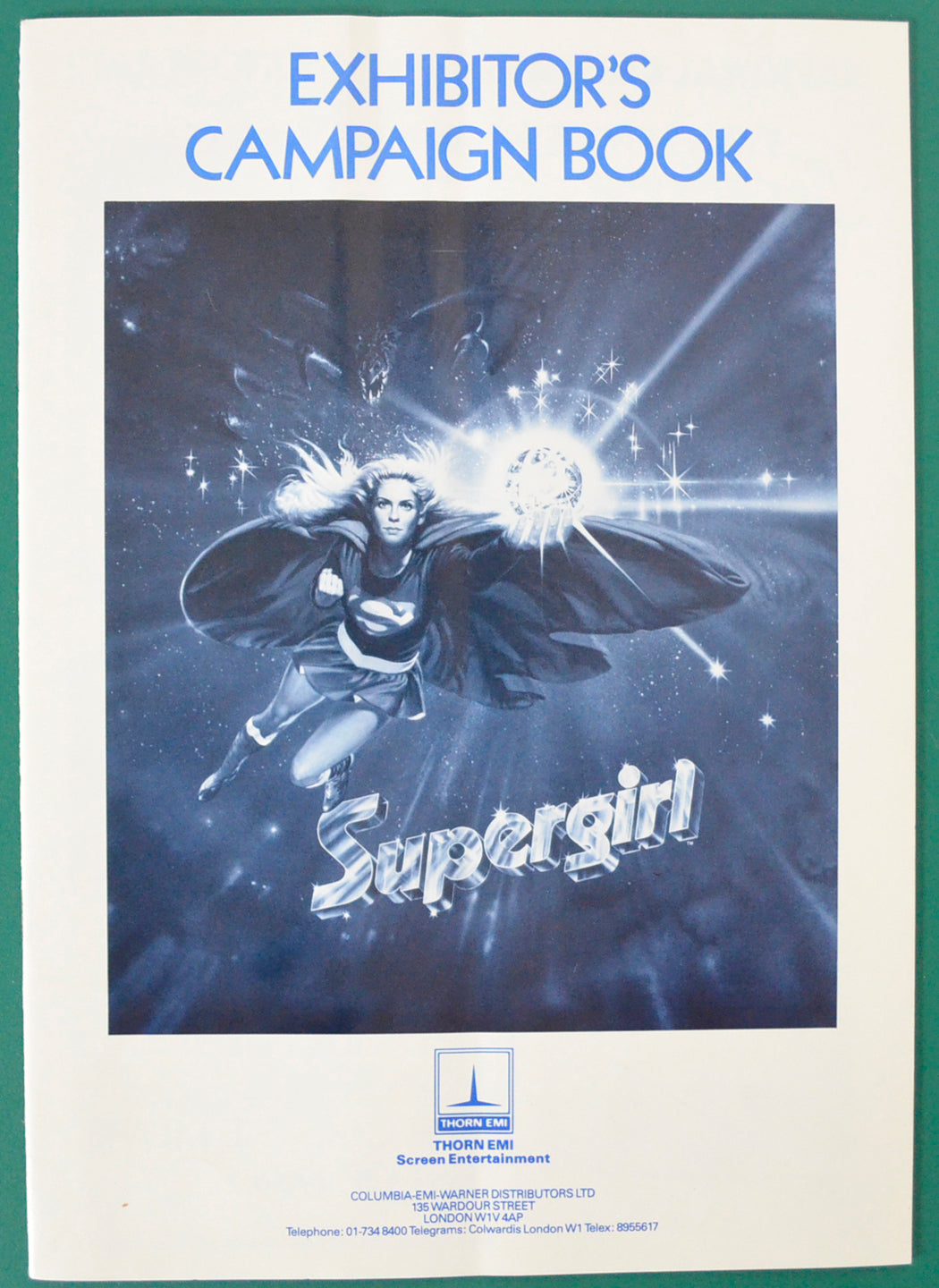 Supergirl    Original 20 Page Cinema Exhibitor's Campaign Press Book