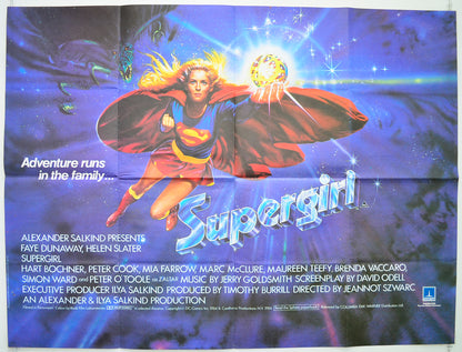 Supergirl Original Quad Poster - Film Poster - Movie Poster  