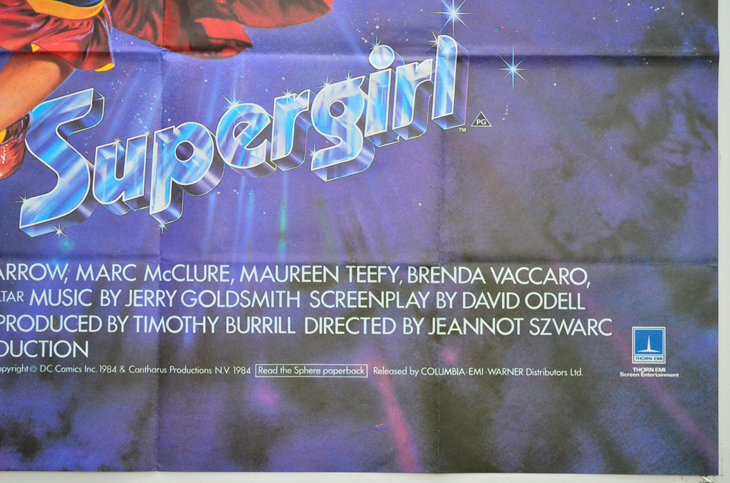 SUPERGIRL (Bottom Right) Cinema Quad Movie Poster 