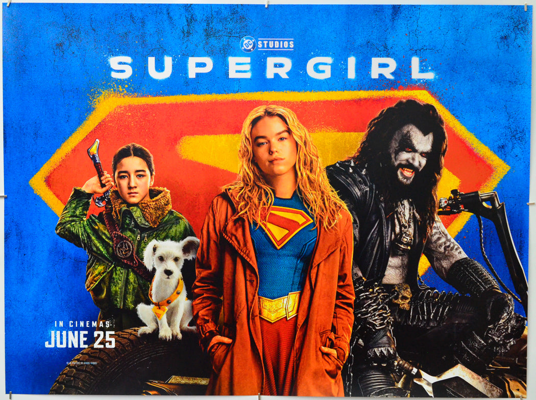 Supergirl - Original Quad Poster - Film Poster - Movie Poster