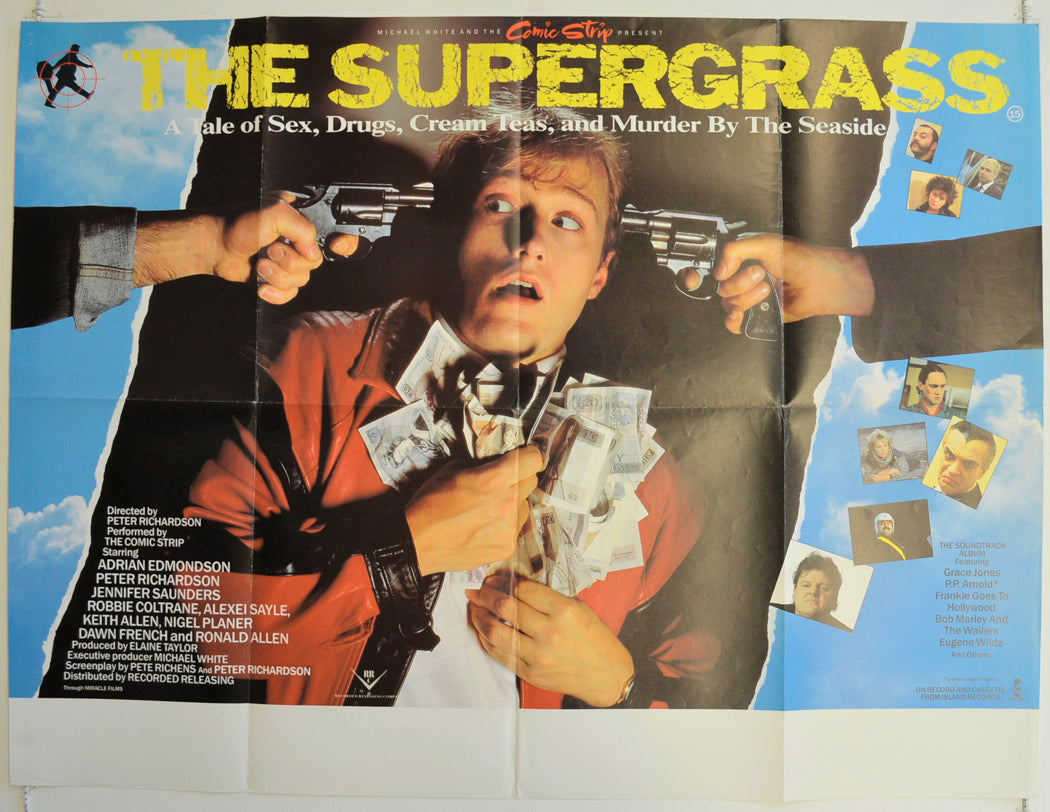 The Supergrass  Original British Quad Poster - Film Poster - Movie Poster 