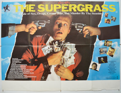 The Supergrass (The Comic Strip Presents)  Original Quad Poster - Film Poster - Movie Poster