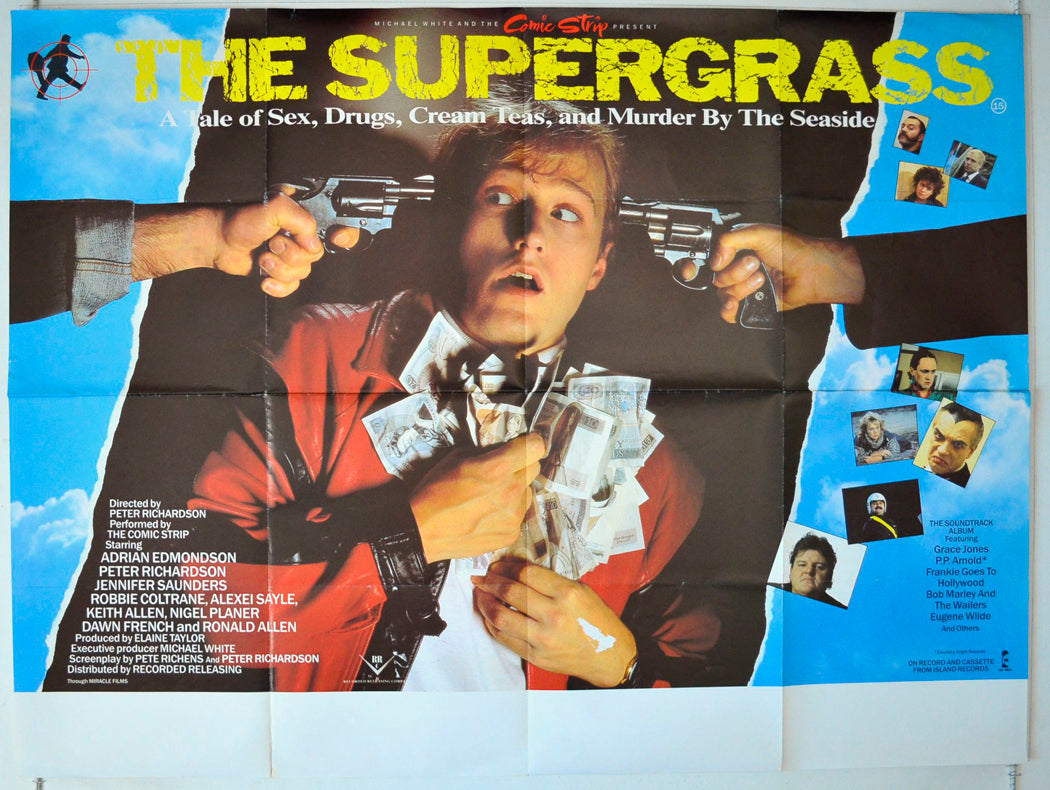 The Supergrass  (The Comic Strip Presents)   Original British Quad Poster - Movie Poster