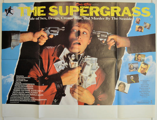 The Supergrass  Original British Quad Poster - Film Poster - Movie Poster 