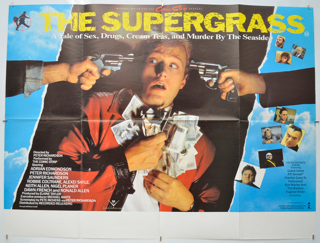 The Supergrass (The Comic Strip Presents)  Original Quad Poster - Film Poster - Movie Poster