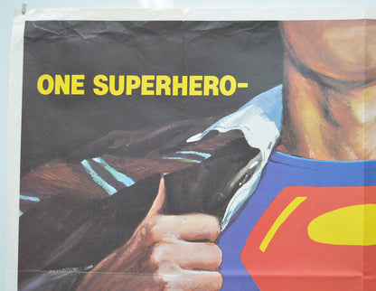 SUPERMAN / SUPERMAN II (Top Left) Cinema Quad Movie Poster 