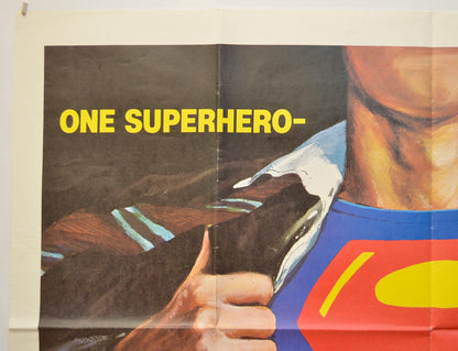 SUPERMAN / SUPERMAN II (Top Left) Cinema Quad Movie Poster 