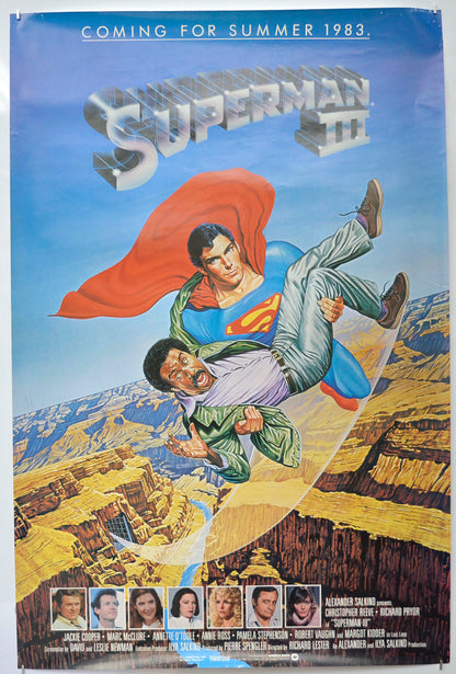 Superman III (Superman 3) Original One Sheet Poster - Film Poster - Movie Poster