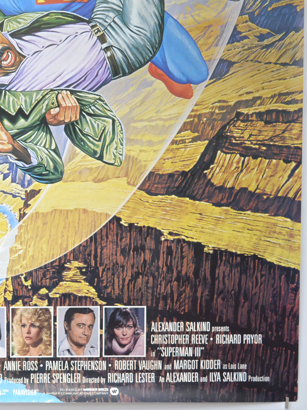 SUPERMAN III (Bottom Right) Cinema One Sheet Movie Poster 