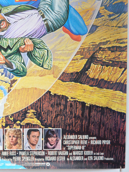 SUPERMAN III (Bottom Right) Cinema One Sheet Movie Poster 