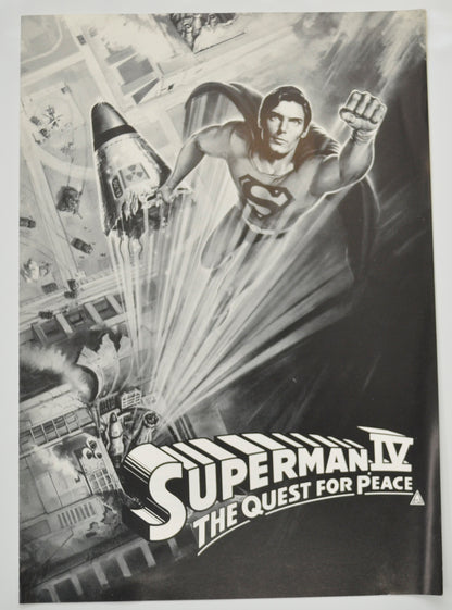 Superman IV : The Quest For Peace Original 4 Page Cinema Exhibitors Campaign Pressbook (UK)