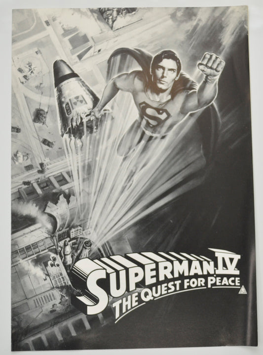 Superman IV : The Quest For Peace Original 4 Page Cinema Exhibitors Campaign Pressbook (UK)