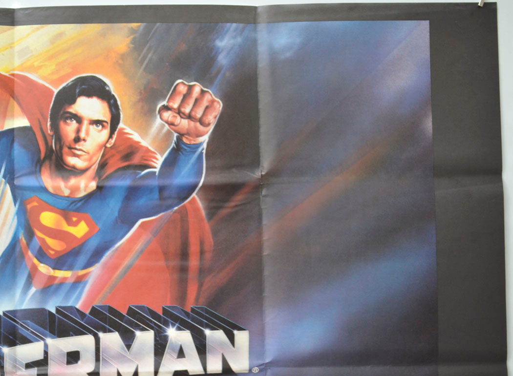 SUPERMAN IV : THE QUEST FOR PEACE (Top Right) Cinema Quad Movie Poster 