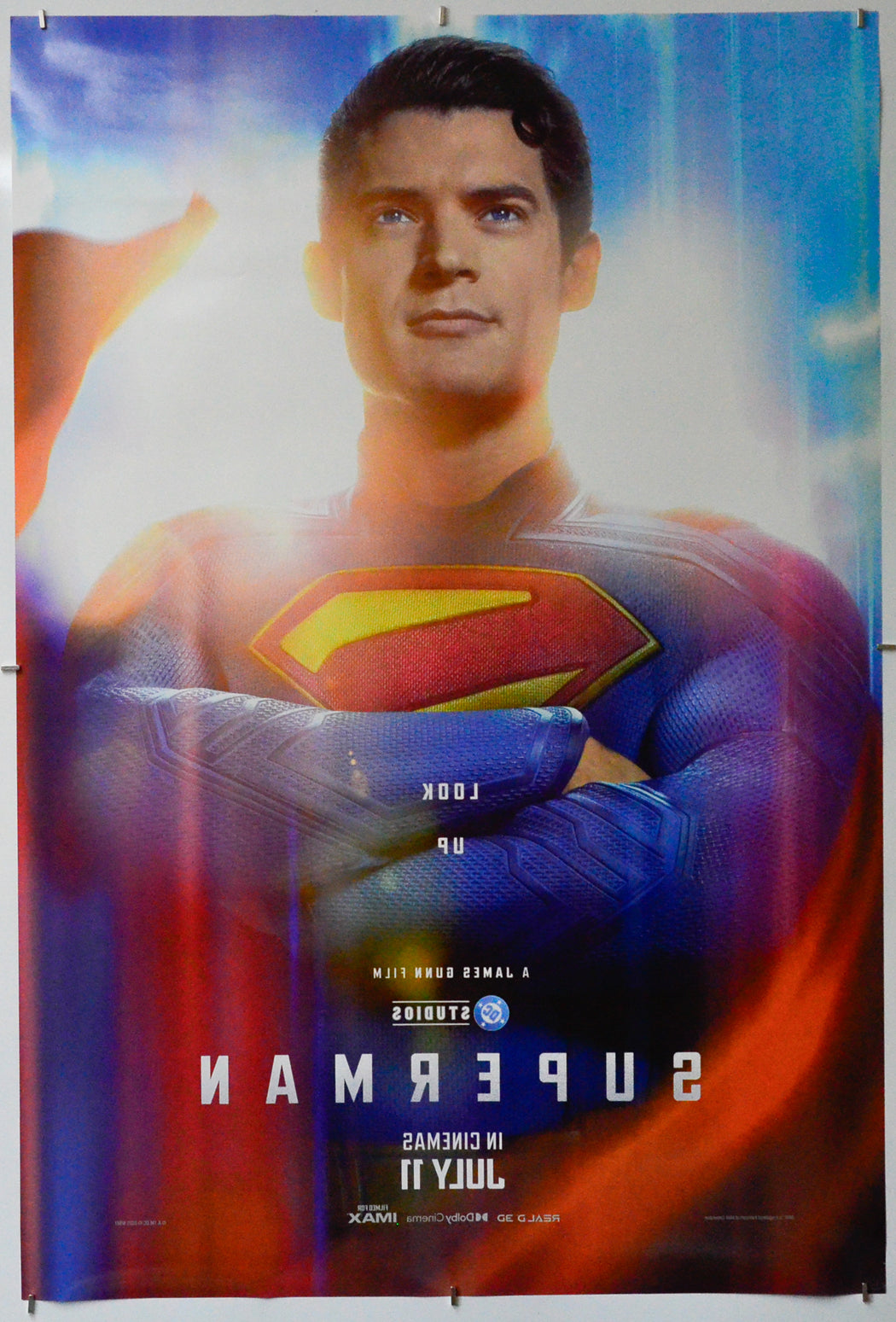 Superman (Back) Cinema One Sheet Movie Poster 