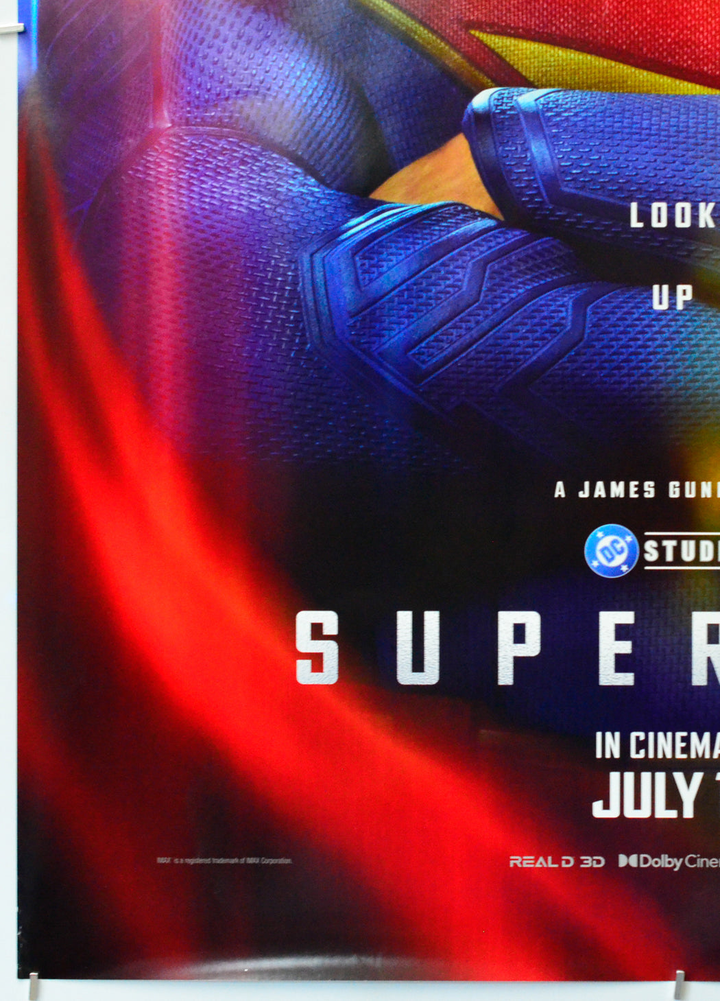 Superman (Bottom Left) Cinema One Sheet Movie Poster 