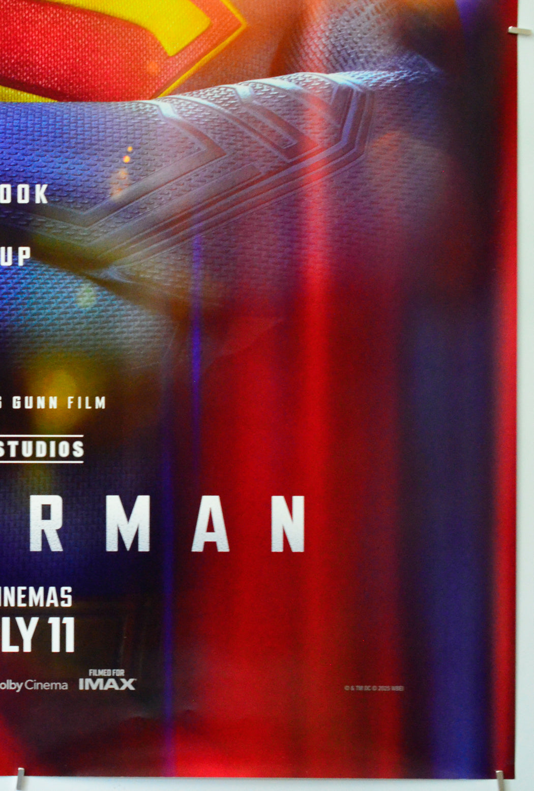 Superman (Bottom Right) Cinema One Sheet Movie Poster 