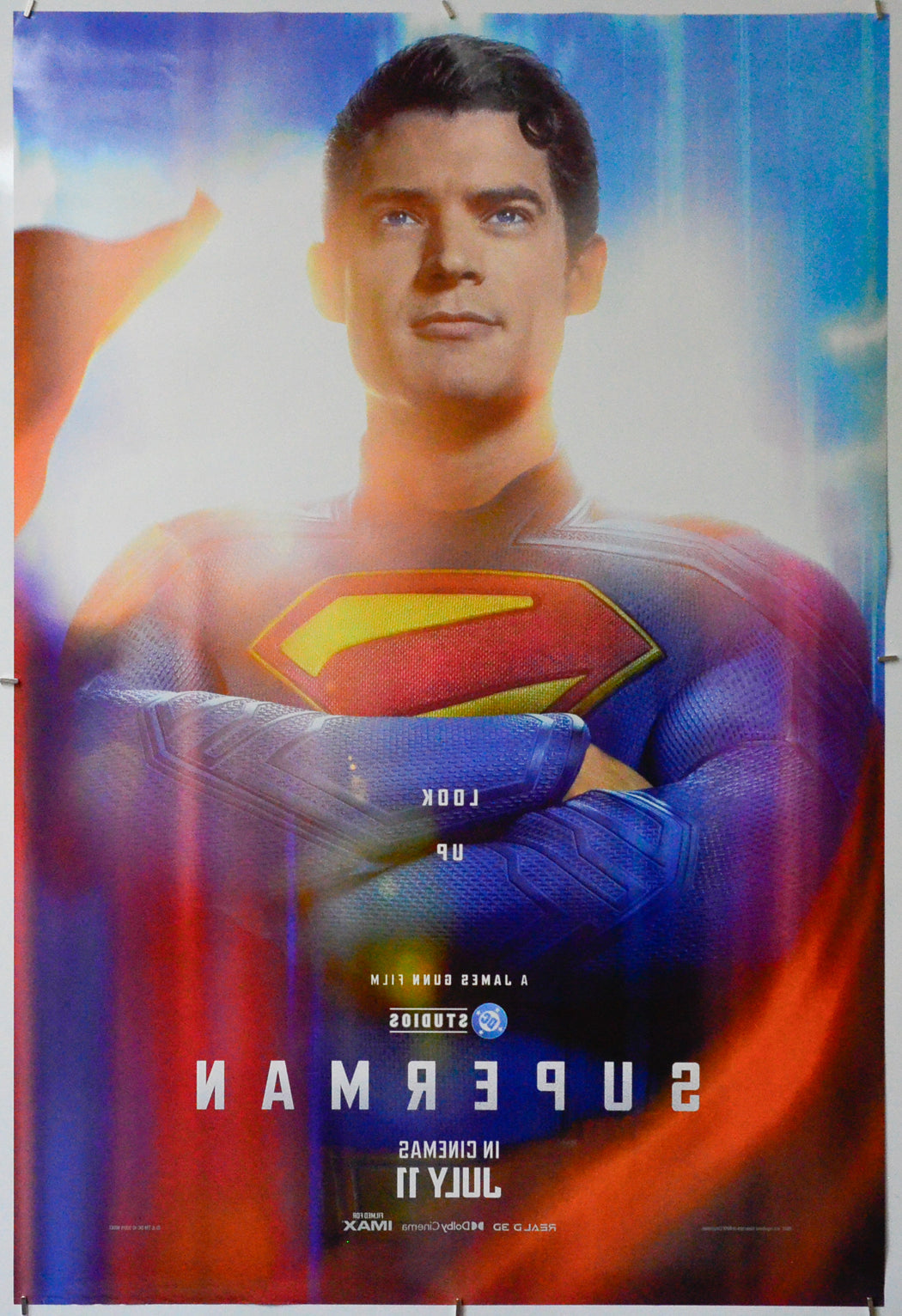 Superman (Back) Cinema One Sheet Movie Poster 