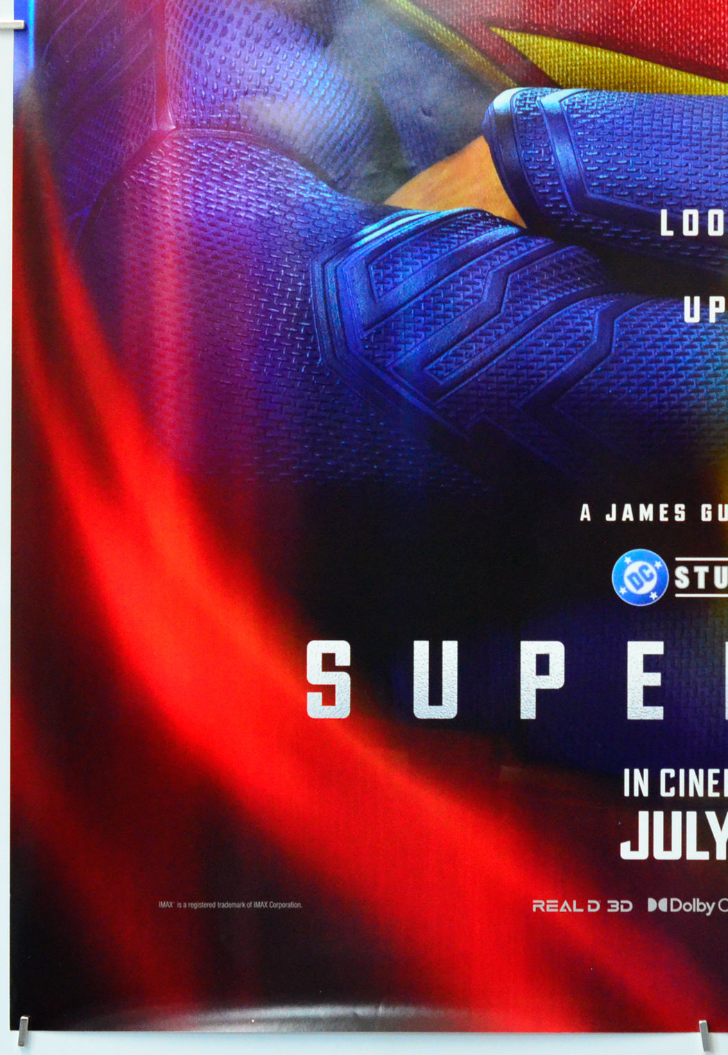 Superman (Bottom Left) Cinema One Sheet Movie Poster 