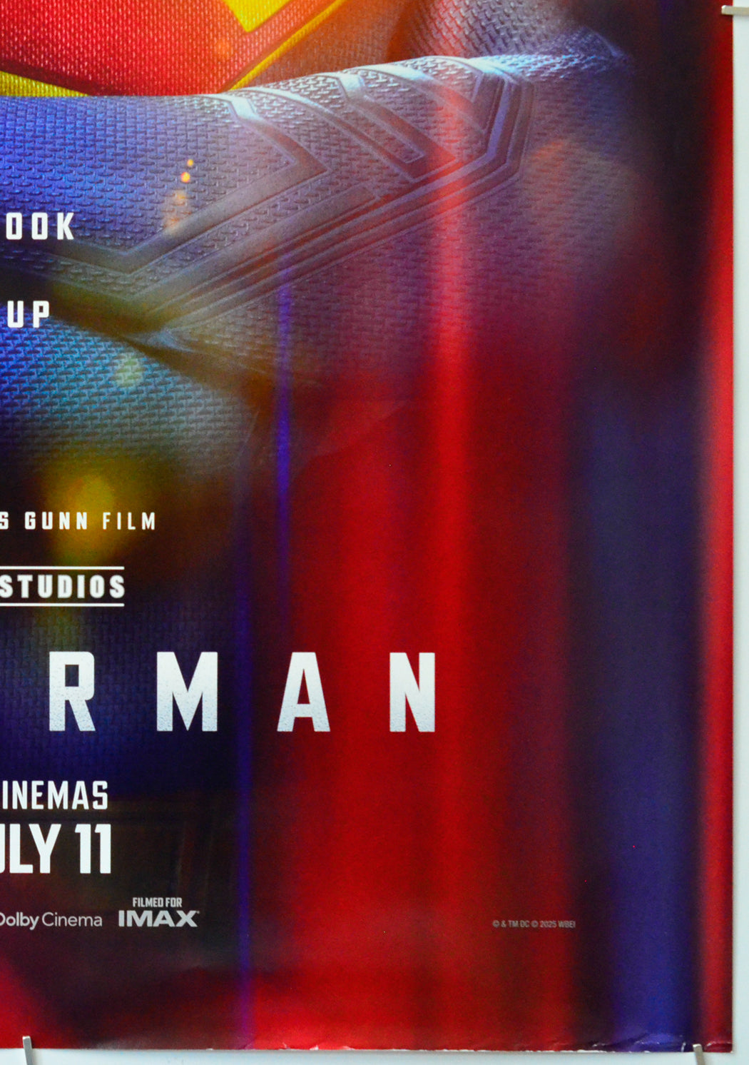 Superman (Bottom Right) Cinema One Sheet Movie Poster 