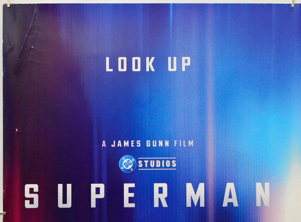 Superman (Top Left) Cinema Quad Movie Poster 