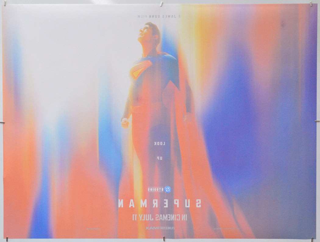 Superman (Back) Cinema Quad Movie Poster 