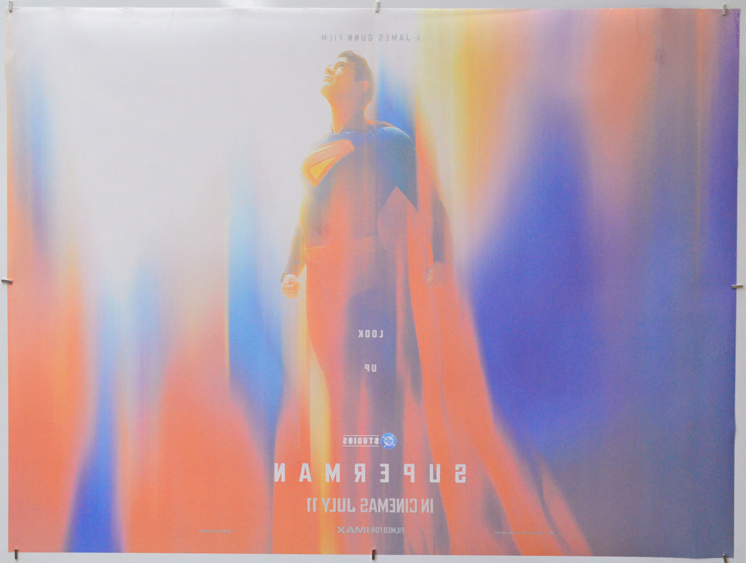 Superman (Back) Cinema Quad Movie Poster 