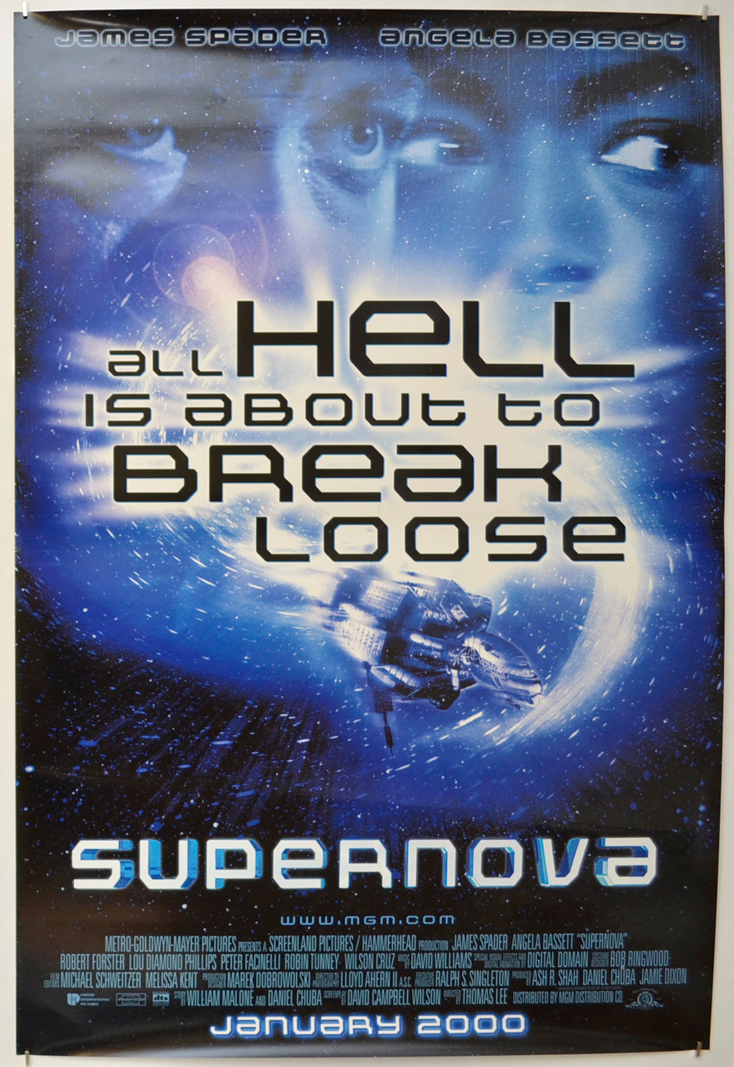 Supernova Original One Sheet Poster - Film Poster - Movie Poster  