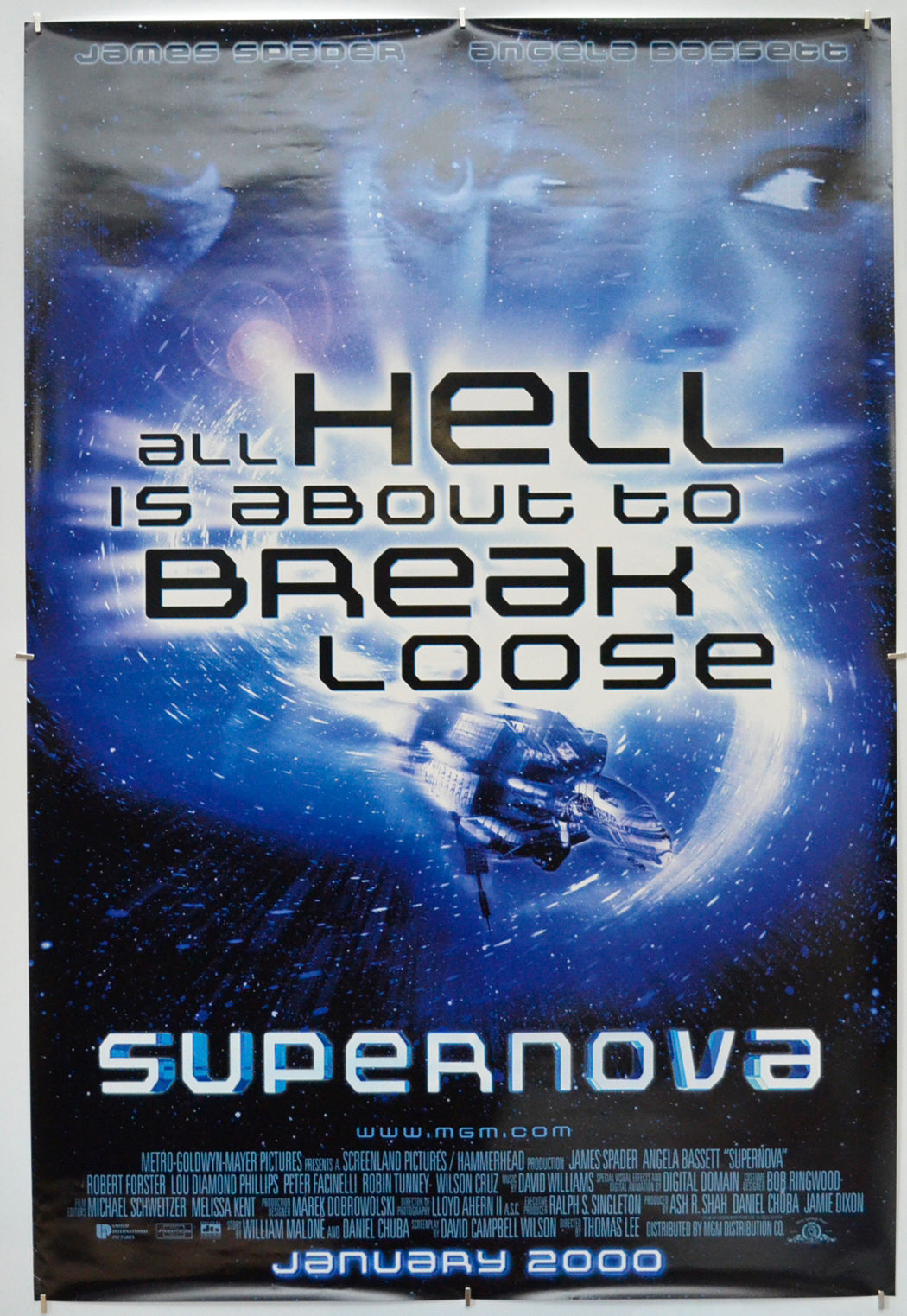 Supernova   Original One Sheet Poster - Film Poster - Movie Poster