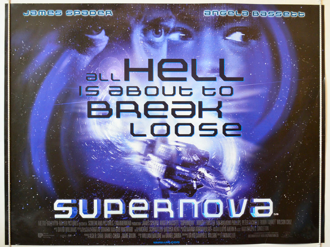 Supernova Original British Quad Poster - Movie Poster