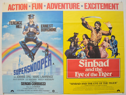 Supersnooper / Sinbad And The Eye Of The Tiger  (Double Bill)   Original Quad Poster - Film Poster - Movie Poster