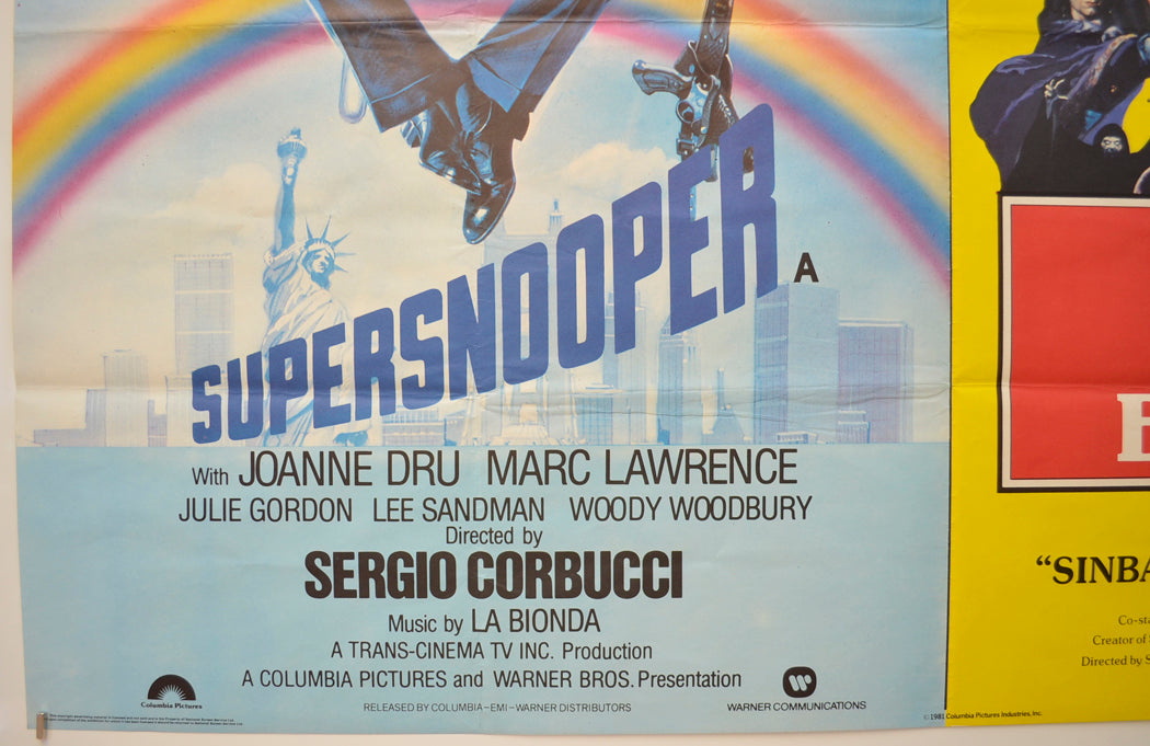 SUPERSNOOPER / SINBAD AND THE EYE OF THE TIGER (Bottom Left) Cinema Quad Movie Poster 