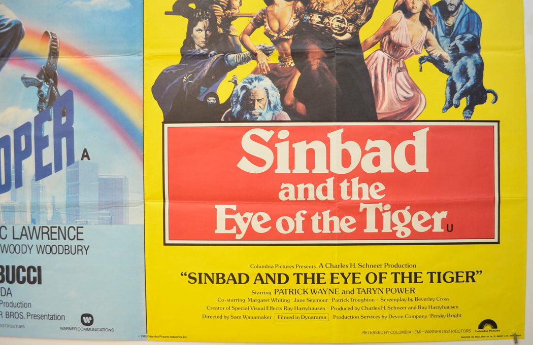 SUPERSNOOPER / SINBAD AND THE EYE OF THE TIGER (Bottom Right) Cinema Quad Movie Poster 